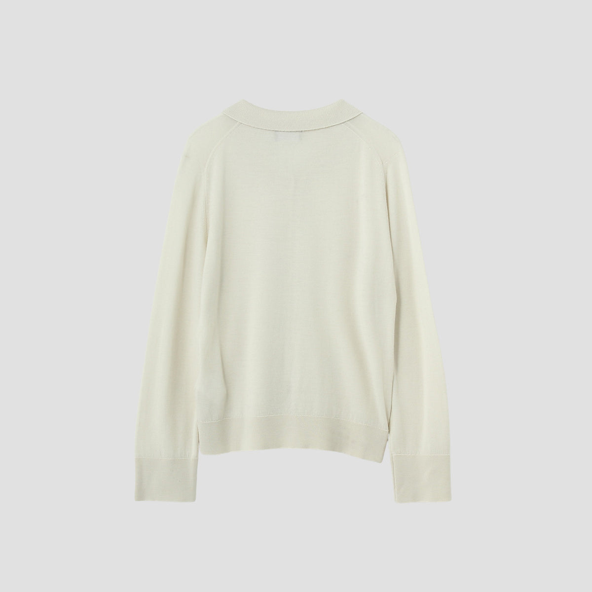 POLO COLLAR CARDIGAN KNIT