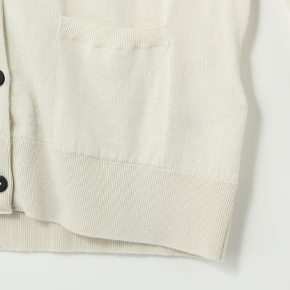 POLO COLLAR CARDIGAN KNIT