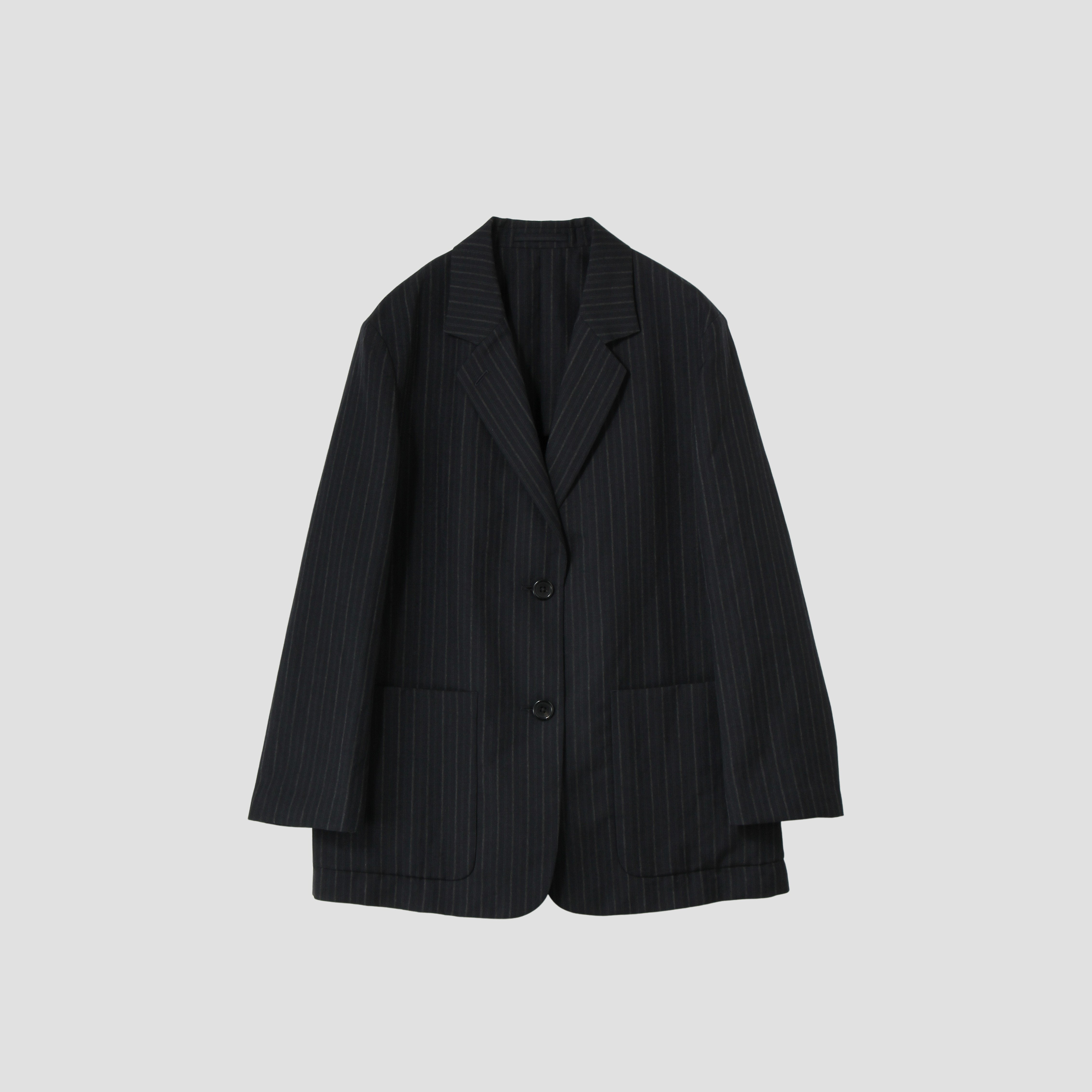 MARGARET HOWELL | CHALK STRIPE LINEN WOOL JACKET | ジャケット – ReLIKE