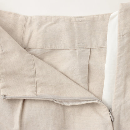 COTTON LINEN SKIRT
