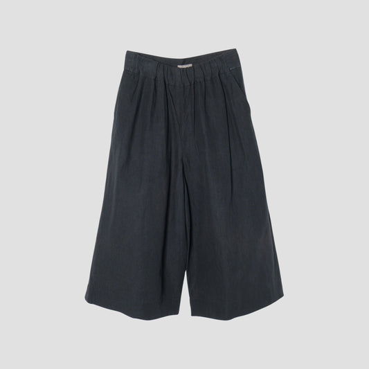 COATED LINEN PLAINWEAVE TROUSERS