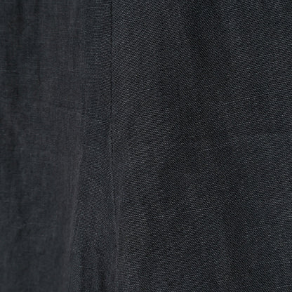COATED LINEN PLAINWEAVE TROUSERS