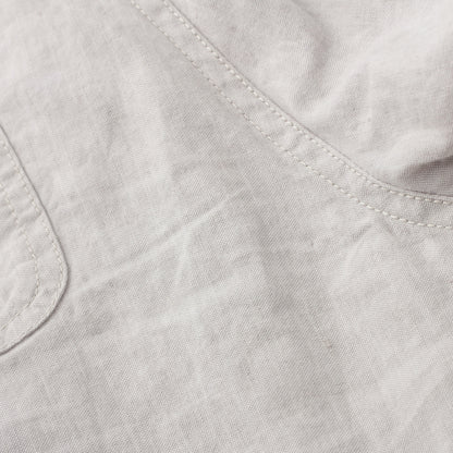 LINEN COTTON CANVAS TROUSERS