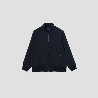 WOOL COTTON WHIPCORD BLOUSON