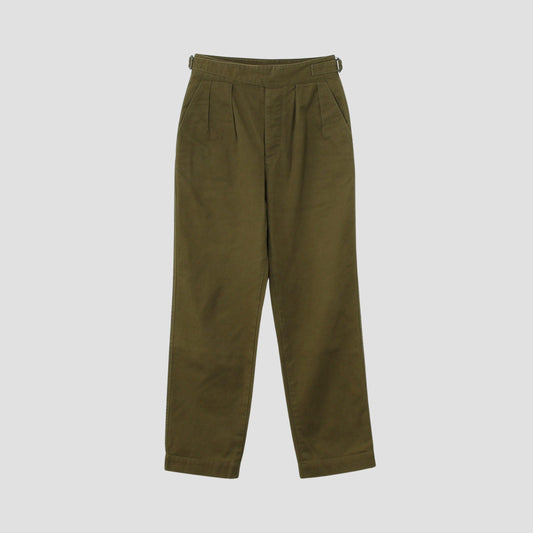 JAPANESE COTTON LINEN DRILL TROUSERS