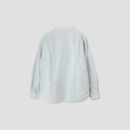 WASHED LINEN COTTON POPLIN SHIRT