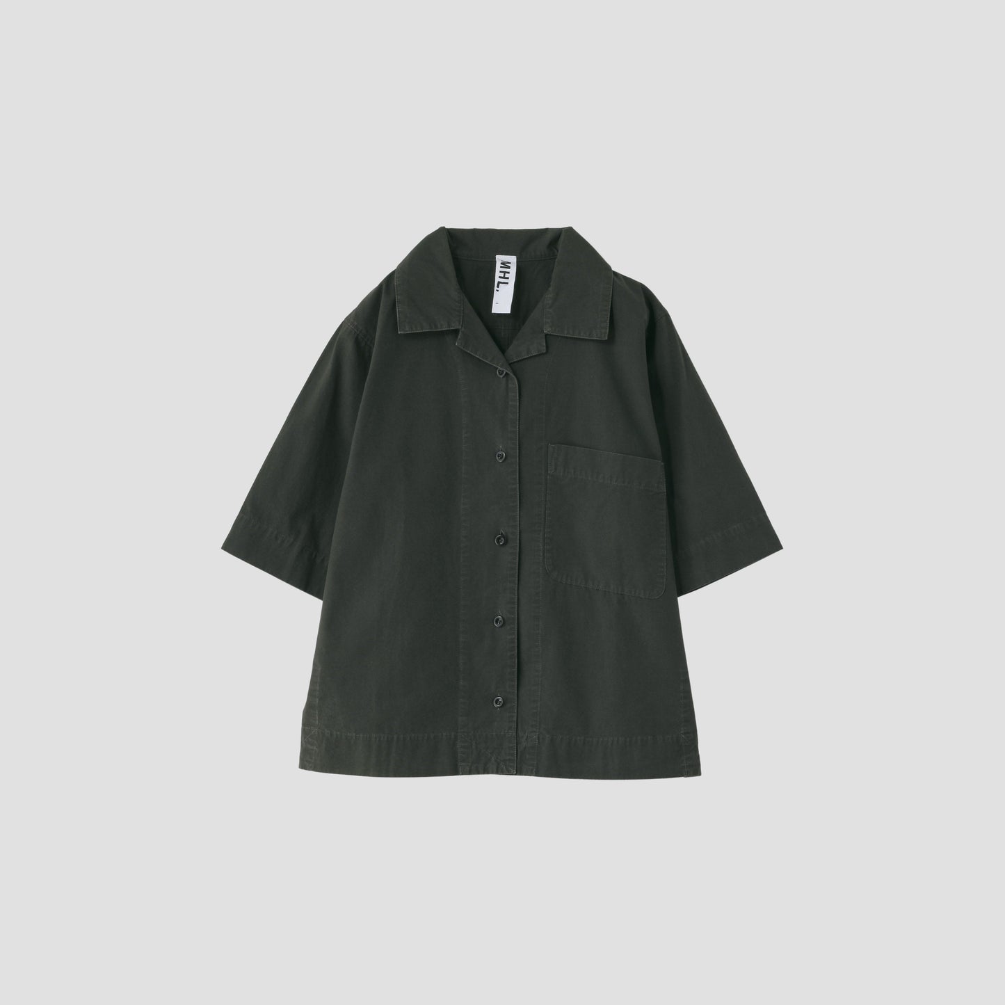 HIGH TWISTED COTTON POPLIN SHIRT