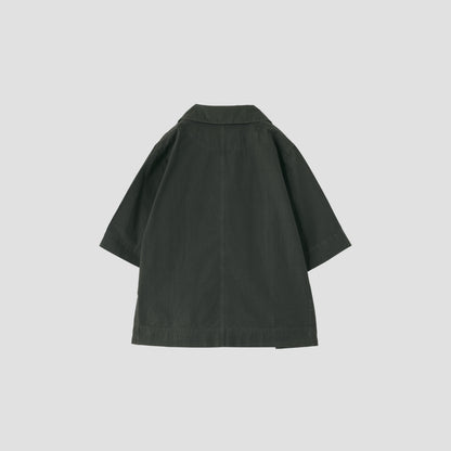 HIGH TWISTED COTTON POPLIN SHIRT