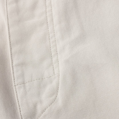 RAISED COTTON TWILL TROUSERS