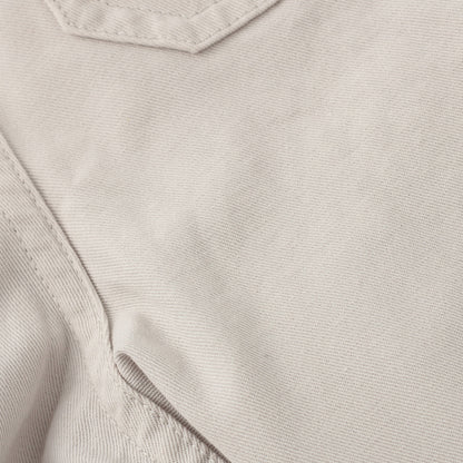 RAISED COTTON TWILL TROUSERS