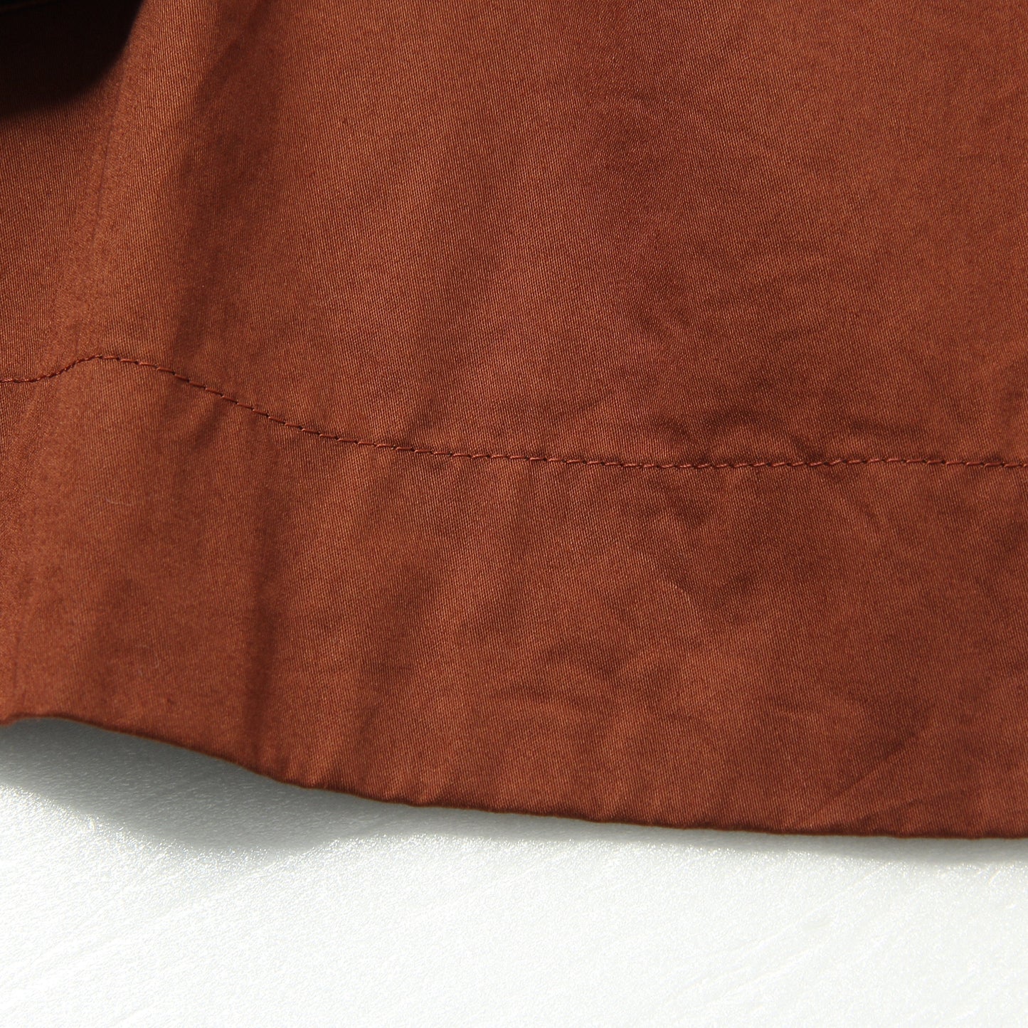 WASHED COTTON SATIN SKIRT