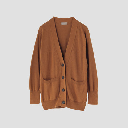 COTTON CASHMERE CARDIGAN KNIT