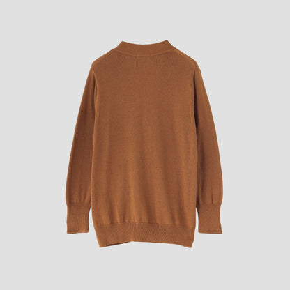 COTTON CASHMERE CARDIGAN KNIT