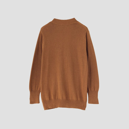 COTTON CASHMERE CARDIGAN KNIT