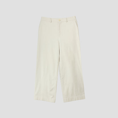 COTTON TWILL TROUSERS