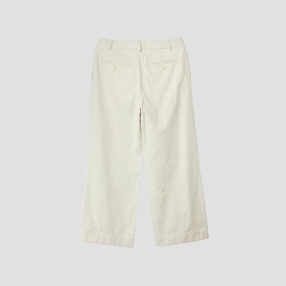 COTTON TWILL TROUSERS