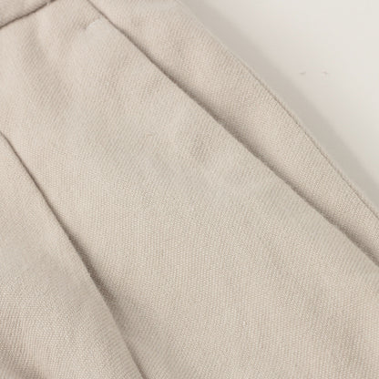 YARN DYE HEAVY COTTON TWILL TROUSERS