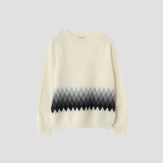 BANDED FAIRISLE KNIT