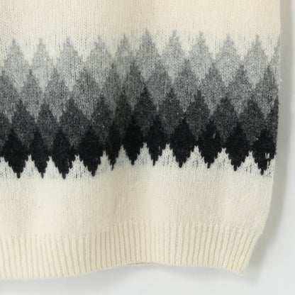 BANDED FAIRISLE KNIT