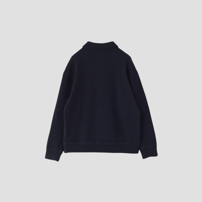 WOOL COTTON RIB TOP JERSEY