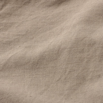 FADED LINEN COTTON PLAINWEAVE TROUSERS