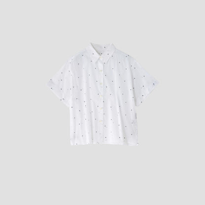 SPOT PRINT BATISTE SHIRT