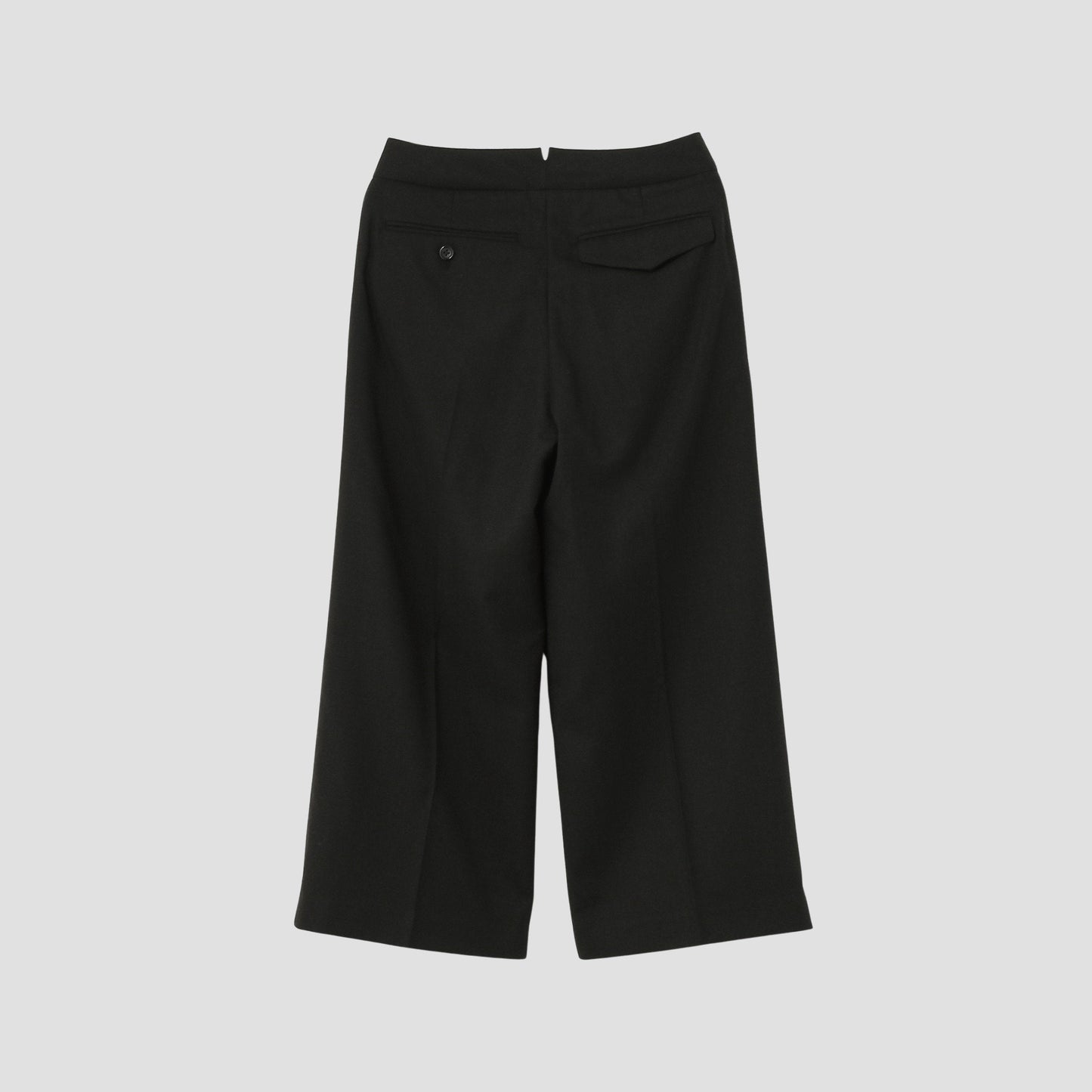 FINE WOOL FLANNEL TROUSERS