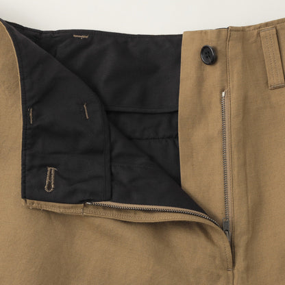COTTON LINEN TWILL SKIRT