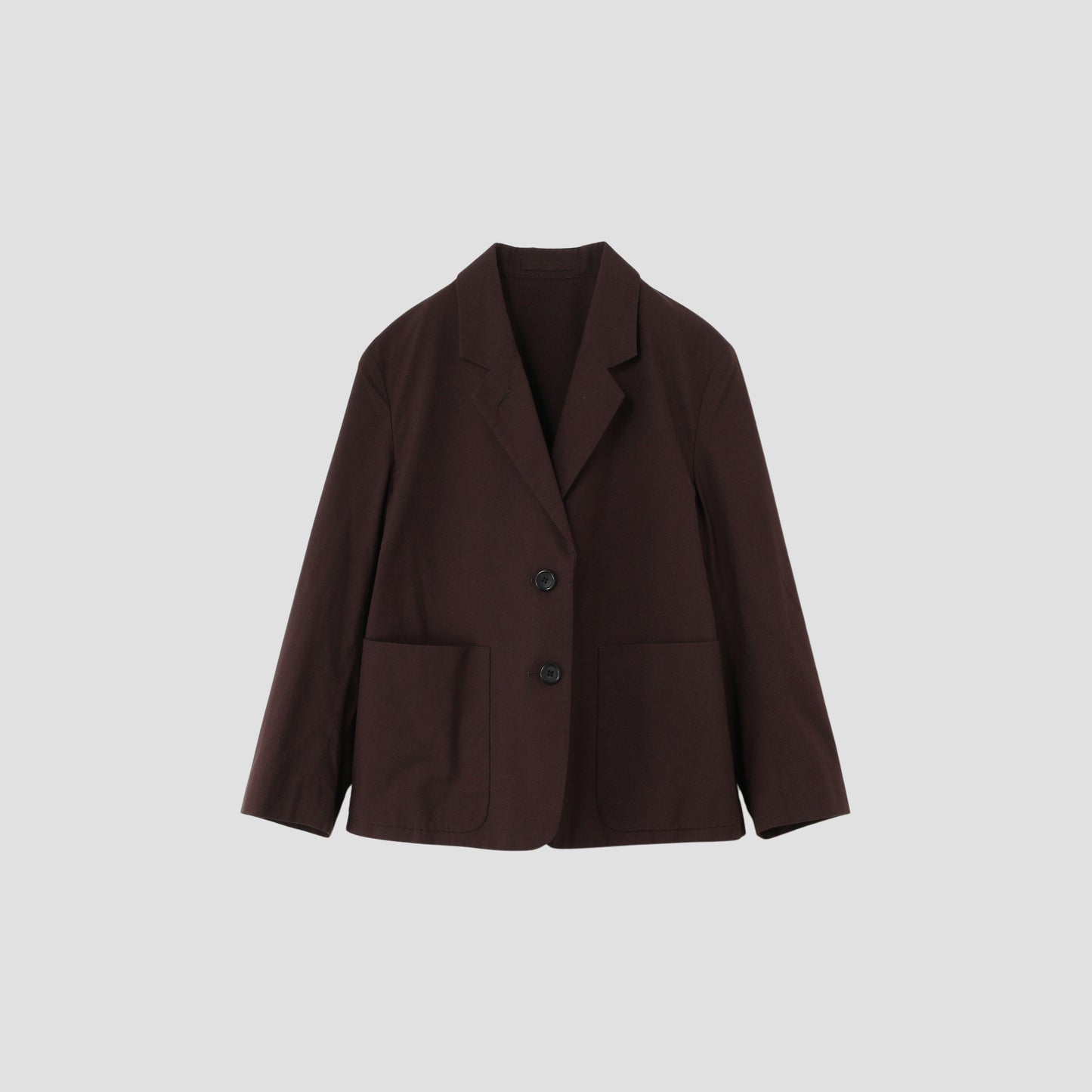 MATT COTTON SILK POPLIN JACKET