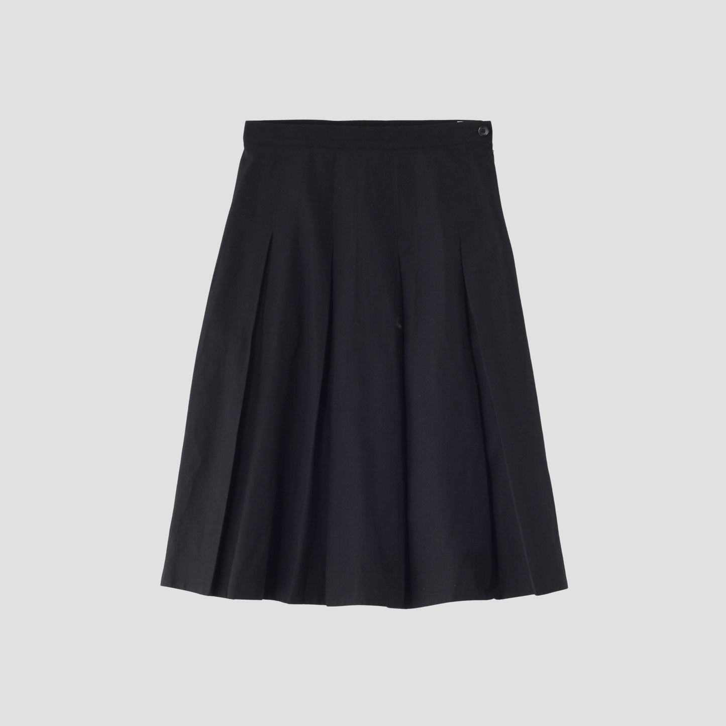 WOOL LINEN POPLIN SKIRT