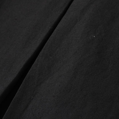 WOOL LINEN POPLIN SKIRT