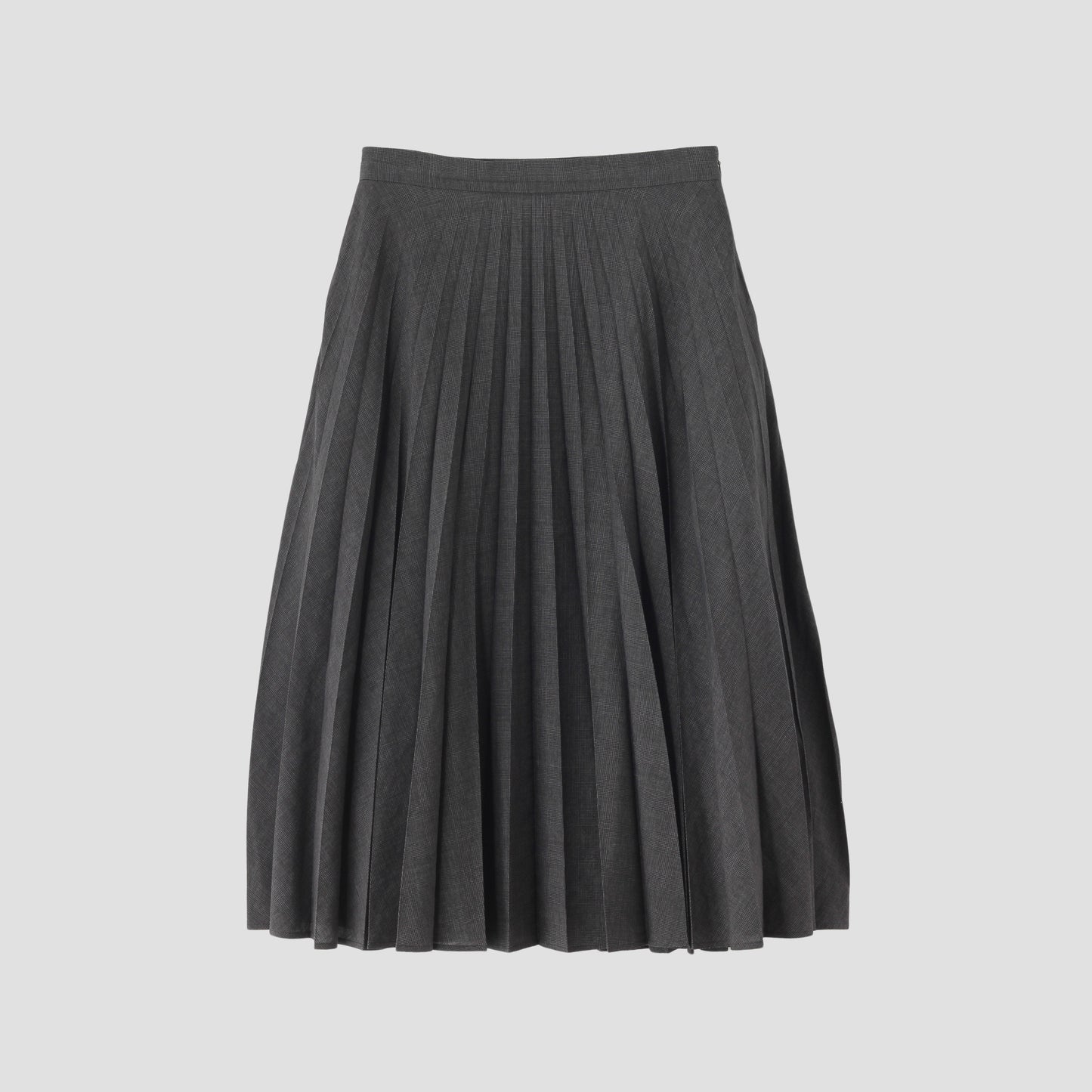 PRINCE OF WALES CHECK WOOL BLEND SKIRT