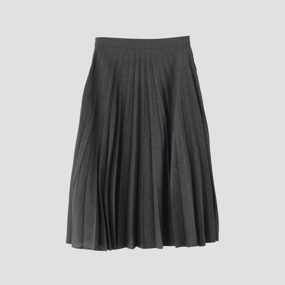 PRINCE OF WALES CHECK WOOL BLEND SKIRT