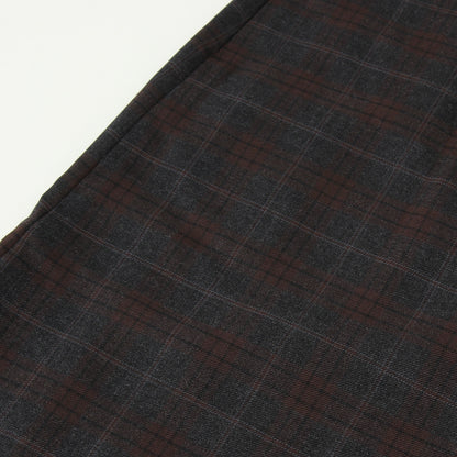 PLAID WOOL SKIRT