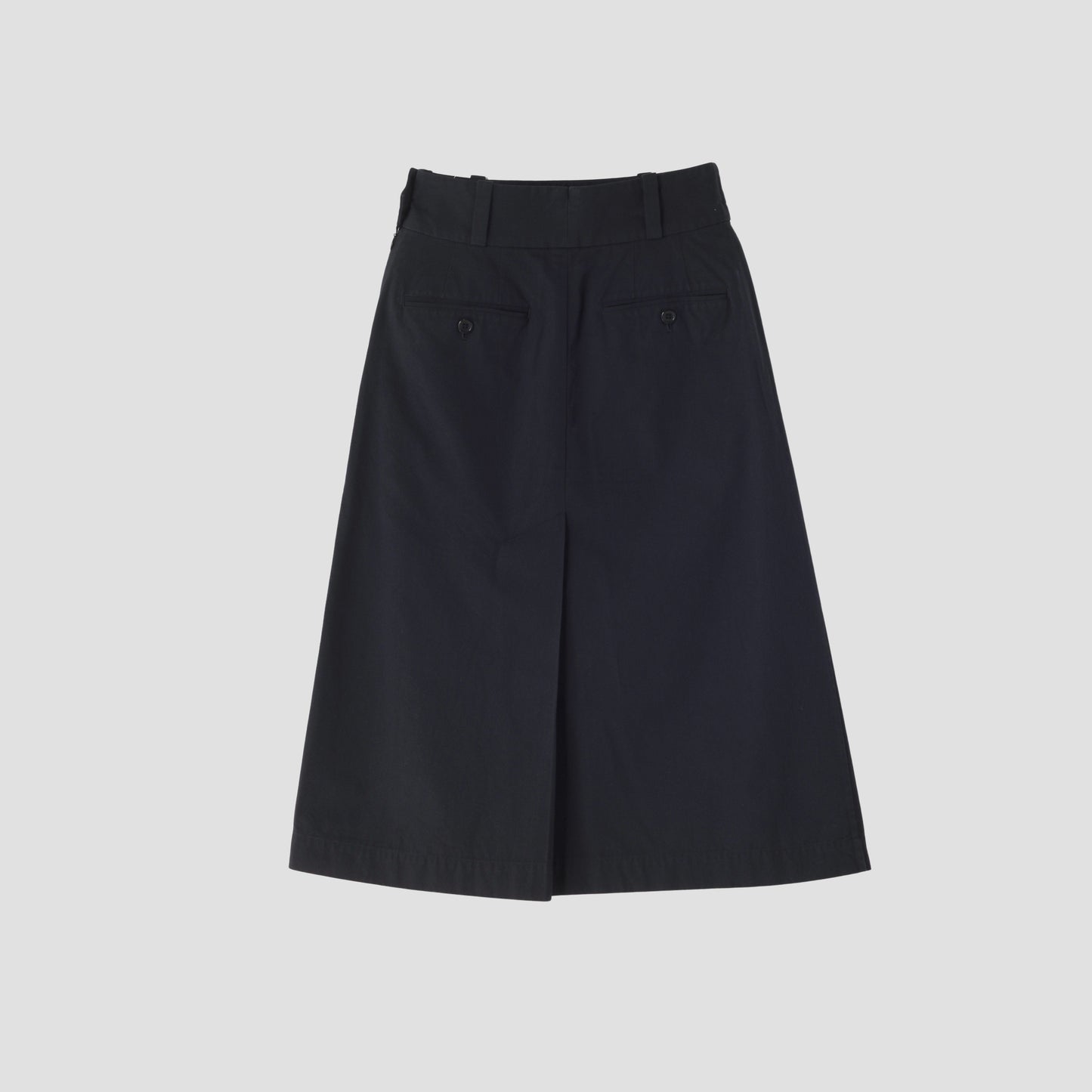 COTTON GABARDINE SKIRT