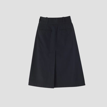 COTTON GABARDINE SKIRT