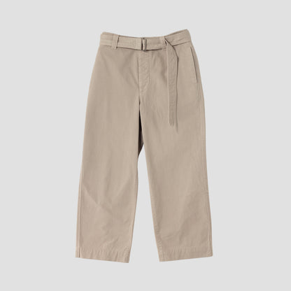 BRUSHED COTTON TWILL TROUSERS