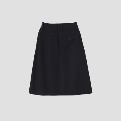 HIGH DENSE COTTON TWILL SKIRT