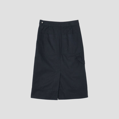 ORGANIC COTTON GABERDINE SKIRT