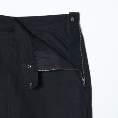 ORGANIC COTTON GABERDINE SKIRT
