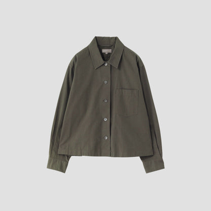 MATT COTTON TWILL BLOUSON