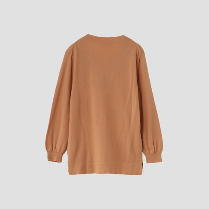 WOOL COTTON JUMPER KNIT