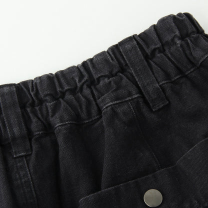 FADED COTTON TWILL SKIRT