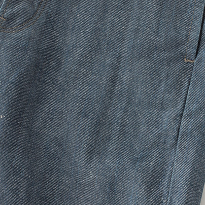 GREY CAST DENIM TROUSERS