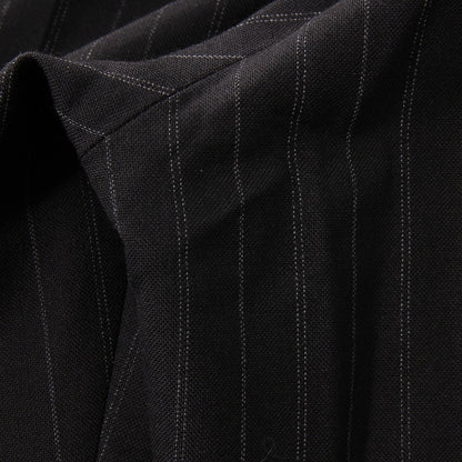 STRIPE WOOL PLAINWEAVE TROUSERS
