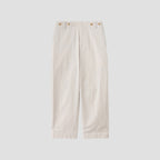 DENSE COTTON TWILL TROUSERS