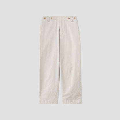 DENSE COTTON TWILL TROUSERS
