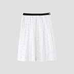 SPOT PRINT BATISTE SKIRT