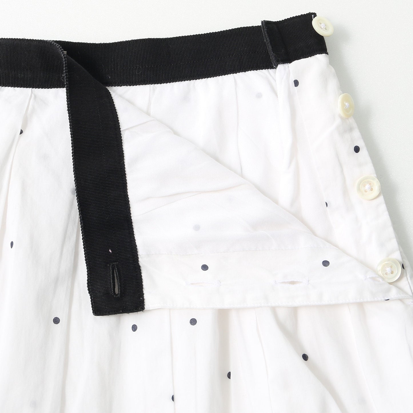 SPOT PRINT BATISTE SKIRT