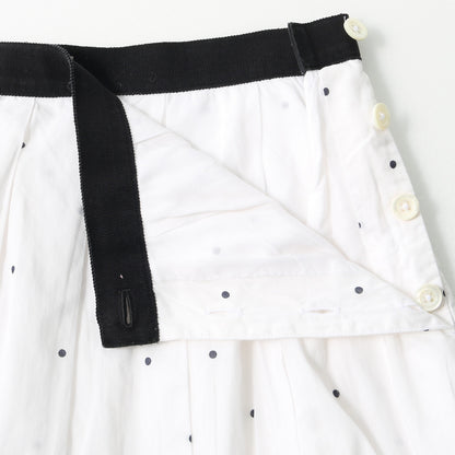 SPOT PRINT BATISTE SKIRT